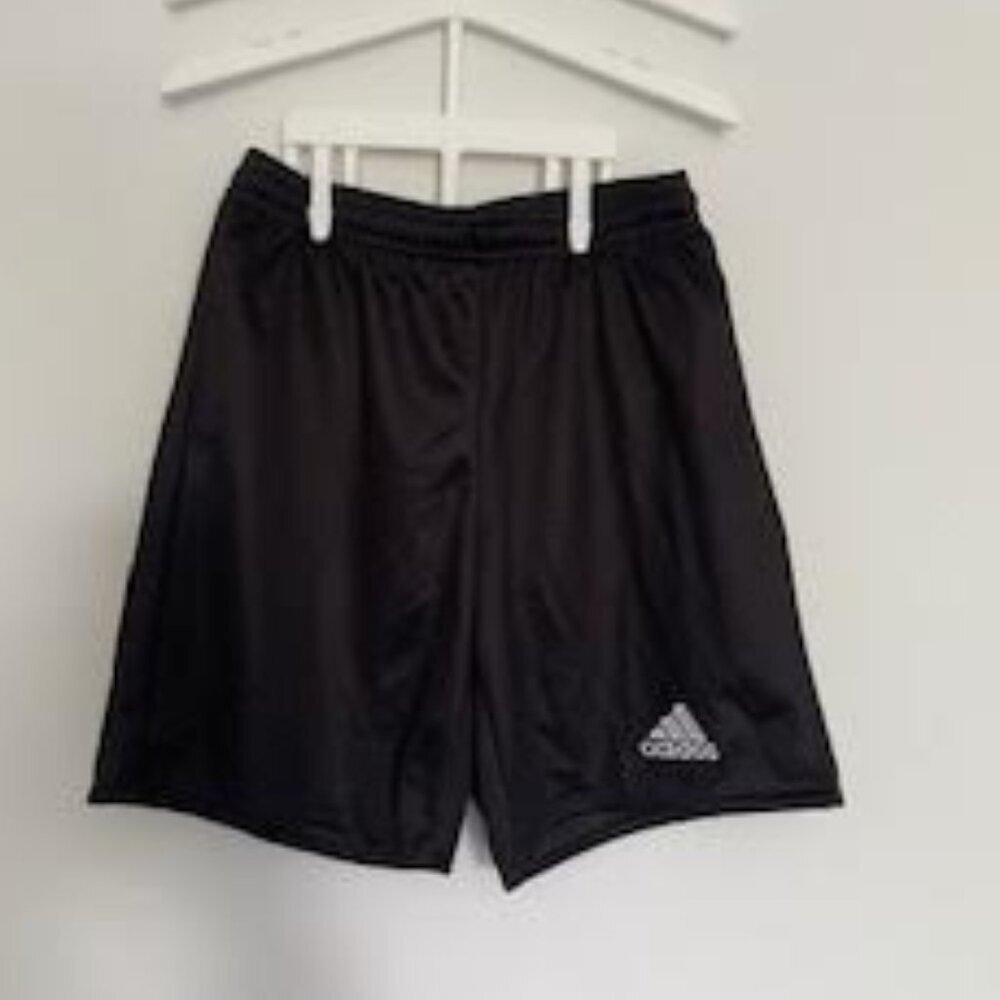 Adidas Youth Soccer Shorts - Black (Size Small)